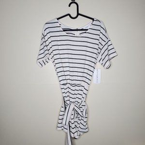 Everly NanaMacs Striped Romper NWT Sz L